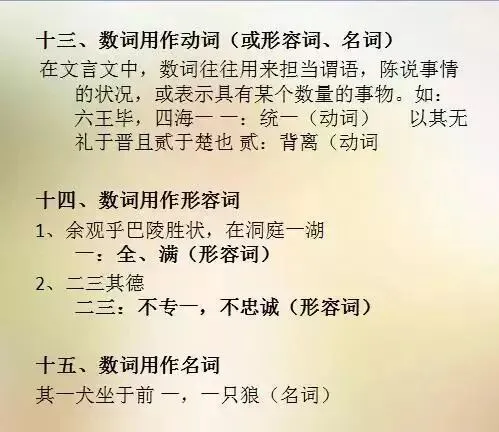 中考文言必备:通假字+词类活用高频考点汇总-第17张图片-四季读书网