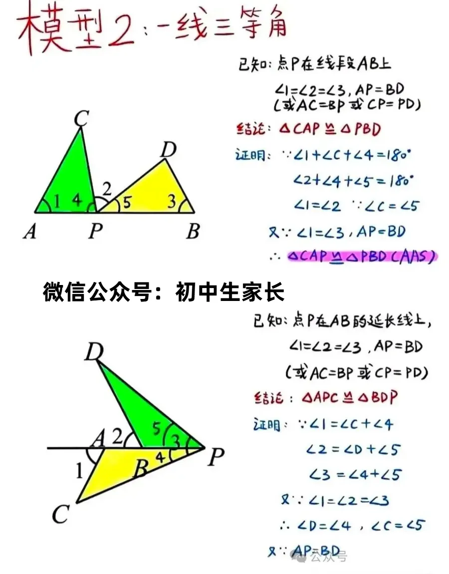 2026年中考数学几何9大模型,吃透秒杀压轴题!(可打印)-第3张图片-四季读书网 2026年中考数学几何9大模型,吃透秒杀压轴题!(可打印)-第3张图片-四季读书网