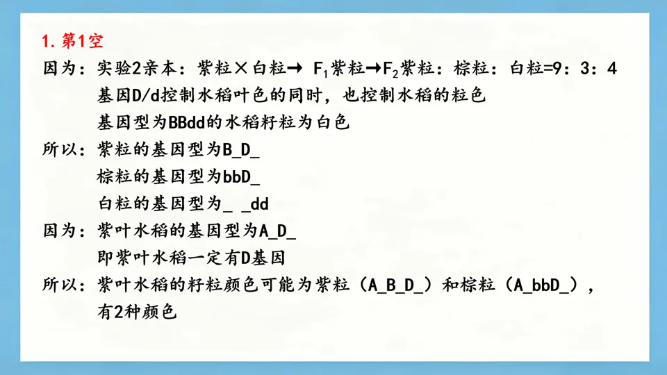 慢慢解真题|遗传基本规律(9):基因互作与连锁分析(2025年四川卷)-第4张图片-四季读书网
