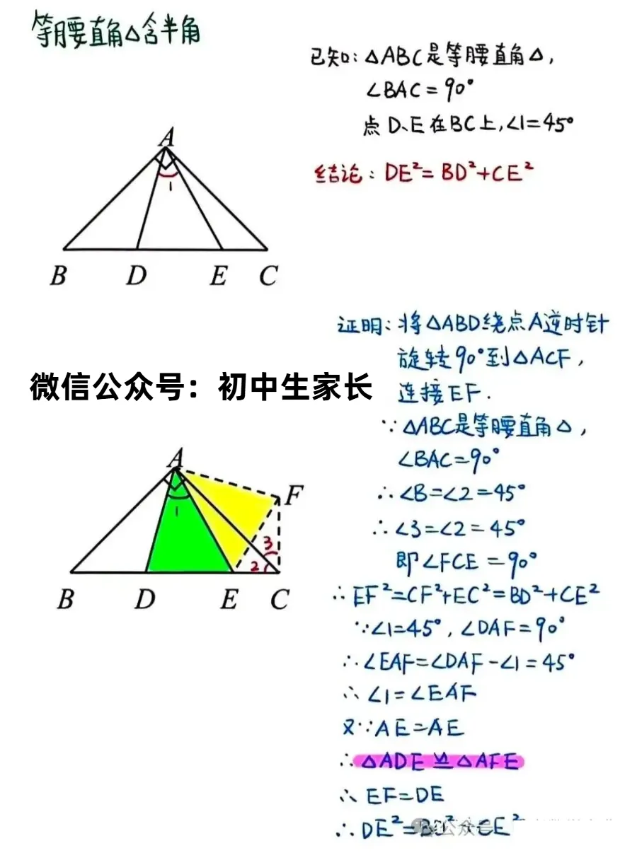 2026年中考数学几何9大模型,吃透秒杀压轴题!(可打印)-第6张图片-四季读书网 2026年中考数学几何9大模型,吃透秒杀压轴题!(可打印)-第6张图片-四季读书网
