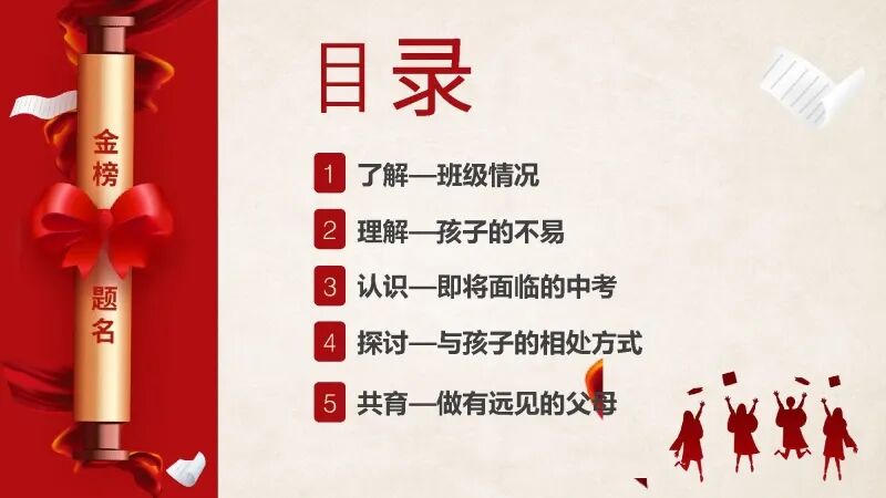 2026初三中考冲刺家长会PPT:家校携手,决胜中考-第3张图片-四季读书网 2026初三中考冲刺家长会PPT:家校携手,决胜中考-第3张图片-四季读书网
