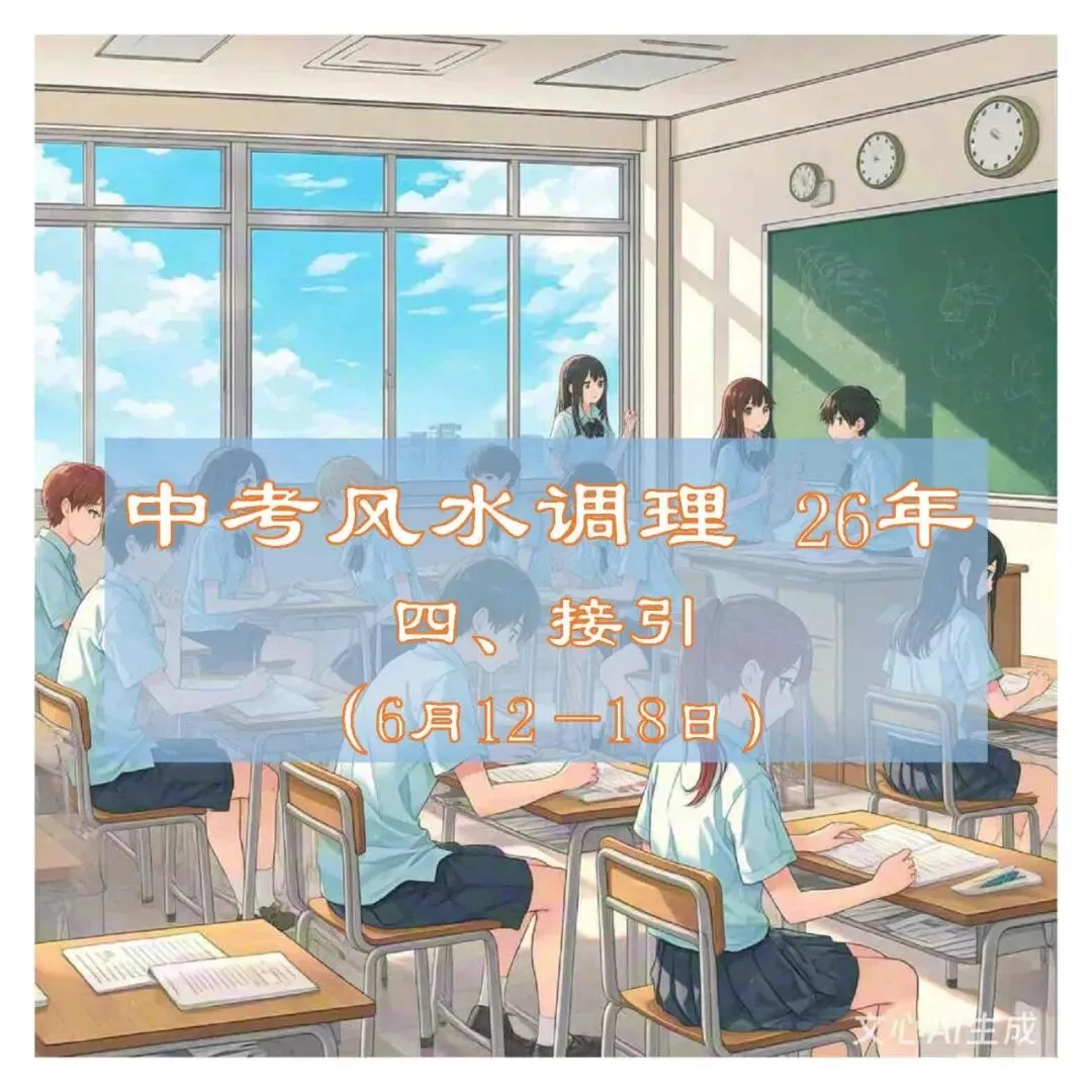 中考风水调理26年4:气运接引(6月12~18日)(全网首发)-第1张图片-四季读书网 中考风水调理26年4:气运接引(6月12~18日)(全网首发)-第1张图片-四季读书网