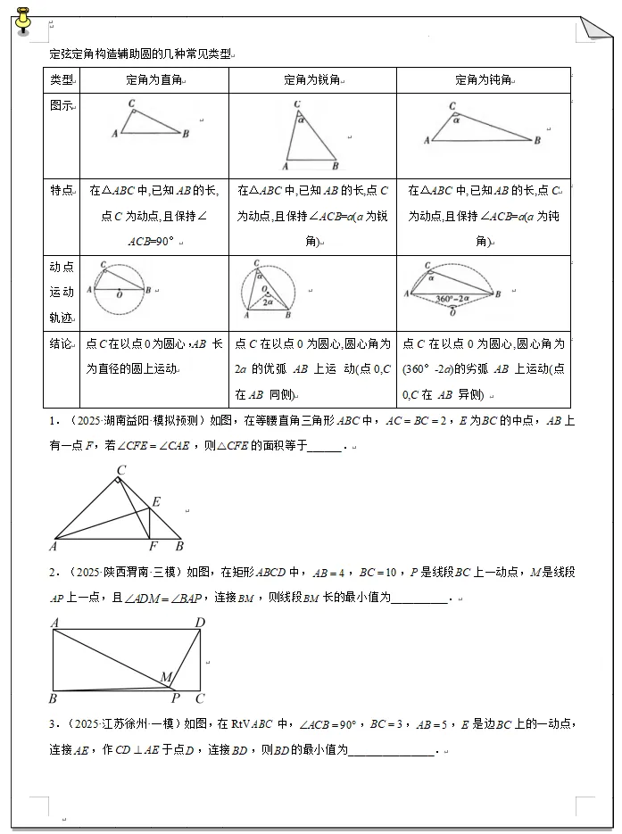 中考数学模型解题技巧-第21张图片-四季读书网