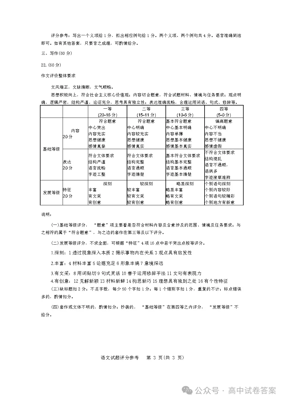 湖北省2026年高考语文真题及参考答案(全国I卷)-第12张图片-四季读书网
