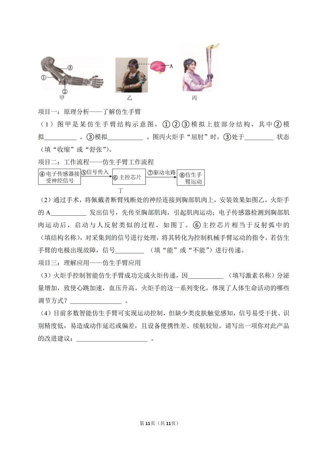 2026年广东省中考生物考前冲刺卷(附参考答案与试题解析)-第11张图片-四季读书网
