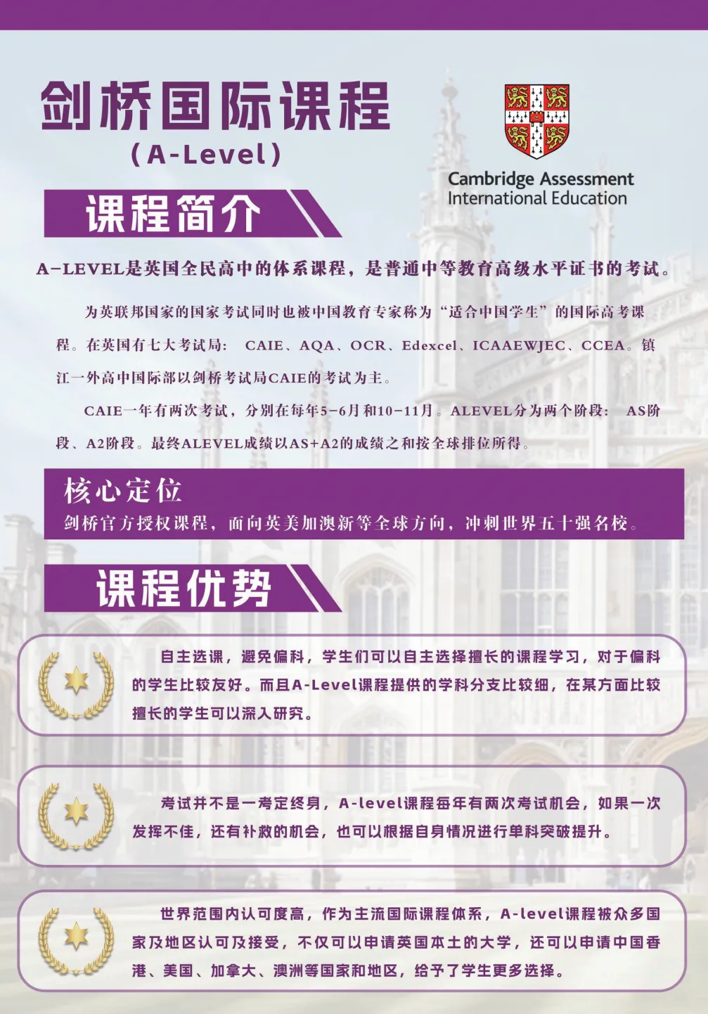 中考后规划新方向,选择剑桥A-Level课程直通世界名校~-第3张图片-四季读书网 中考后规划新方向,选择剑桥A-Level课程直通世界名校~-第3张图片-四季读书网