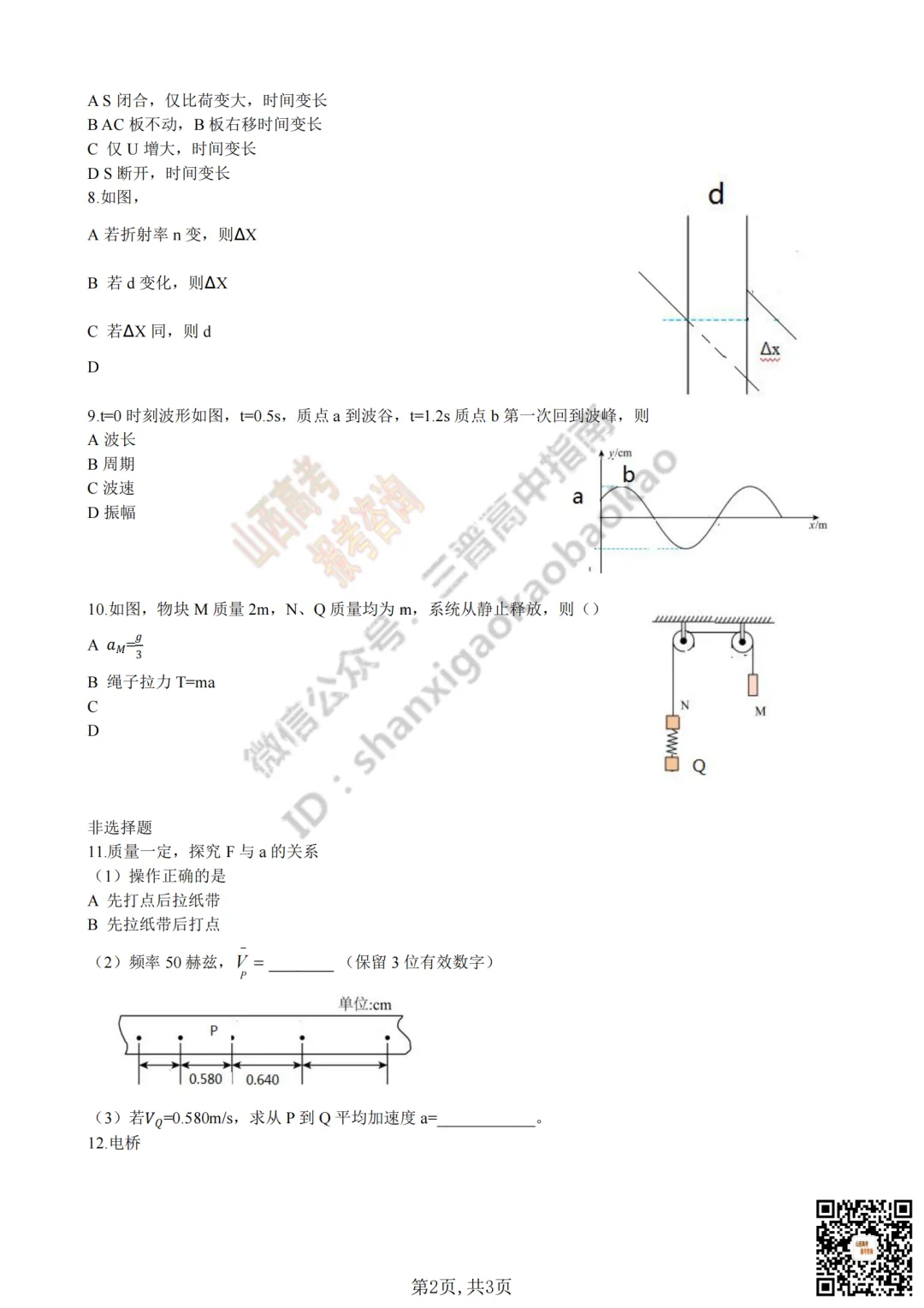 2026年山西省高考真题及答案出炉!-第44张图片-四季读书网