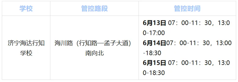 中考期间,济宁市部分路段实施交通管制!-第7张图片-四季读书网 中考期间,济宁市部分路段实施交通管制!-第7张图片-四季读书网