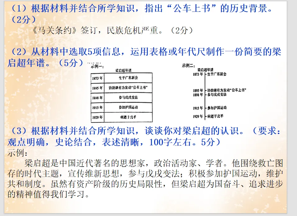 公元2026年中考历史安徽卷之猜测:稳中求变,守正创新.-第47张图片-四季读书网