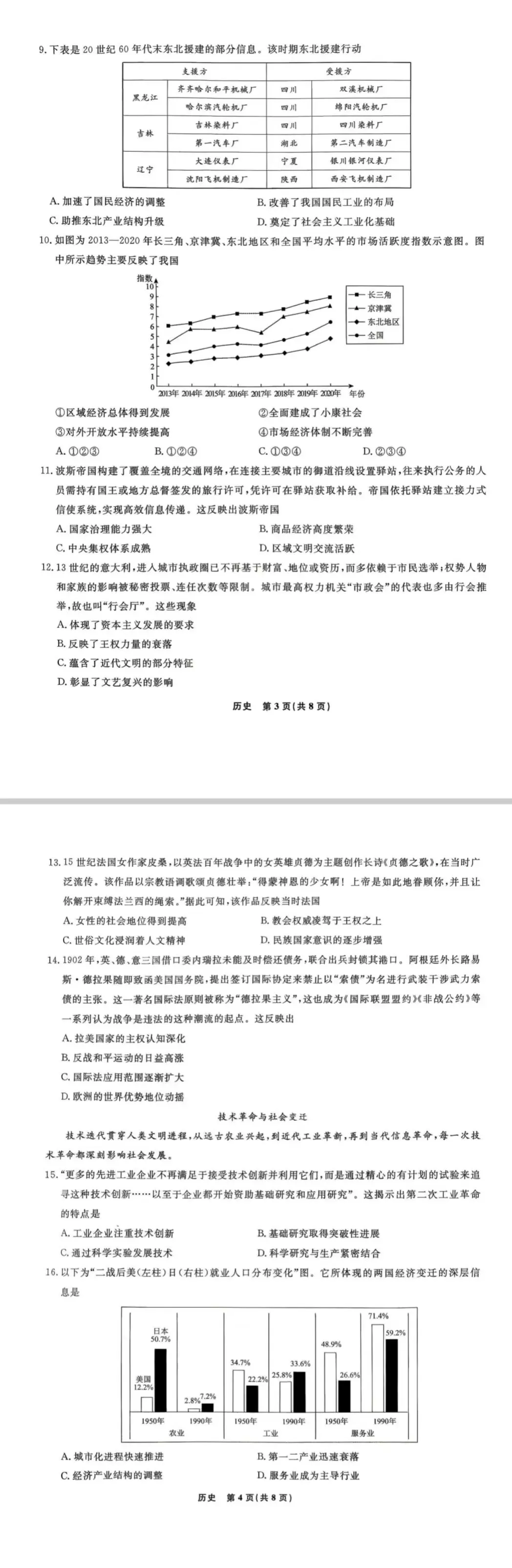 何老师推荐:辽宁名校联盟考前模拟试卷【历史】【地理】【政治】-第2张图片-四季读书网 何老师推荐:辽宁名校联盟考前模拟试卷【历史】【地理】【政治】-第2张图片-四季读书网