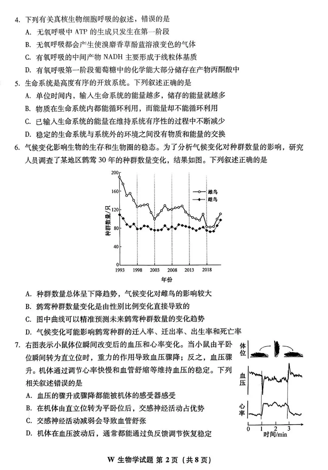 真题速递丨2026年安徽省高考生物真题-第2张图片-四季读书网