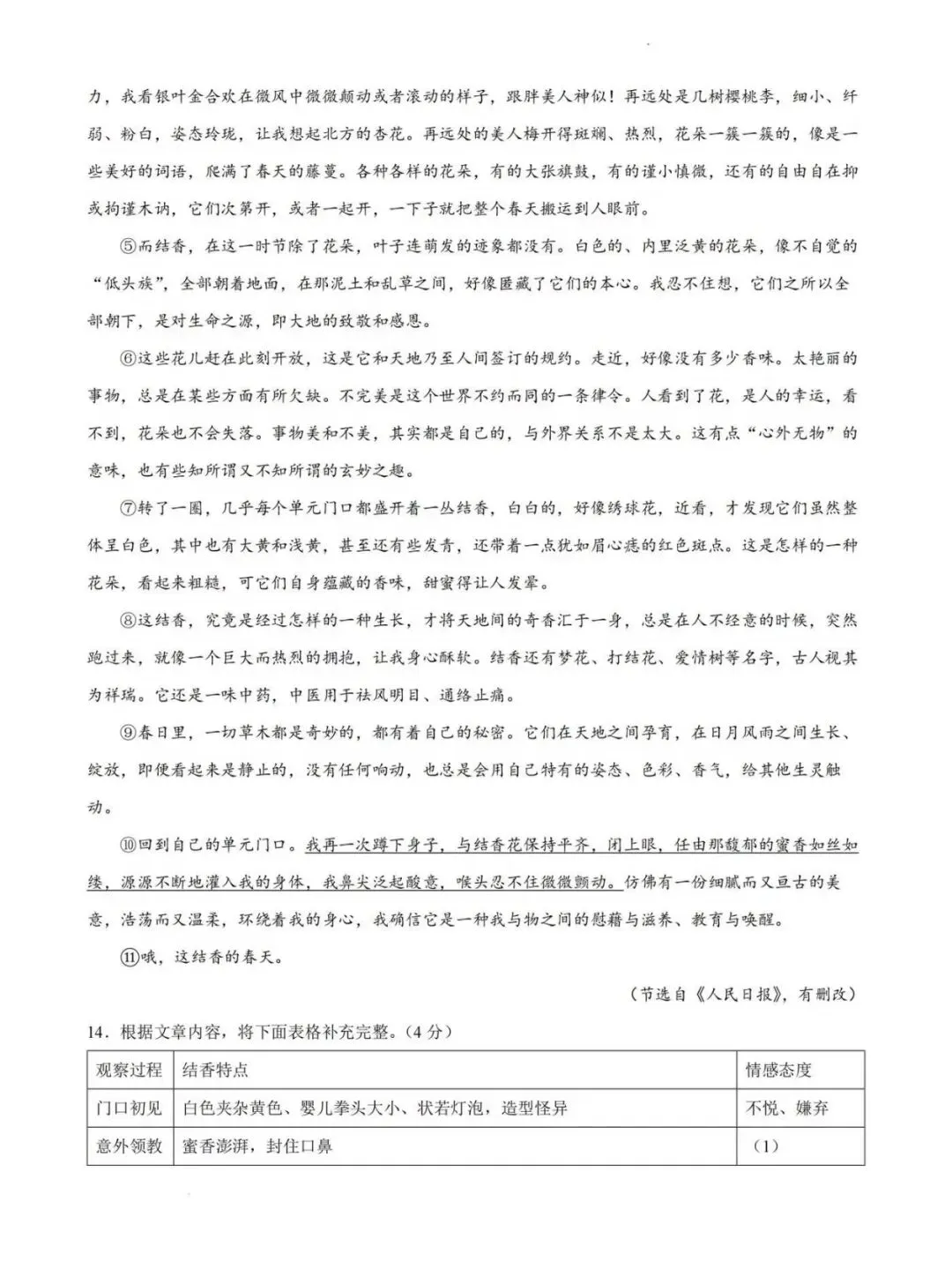 辽宁省营口市2026年中考二模试卷 语文-第6张图片-四季读书网