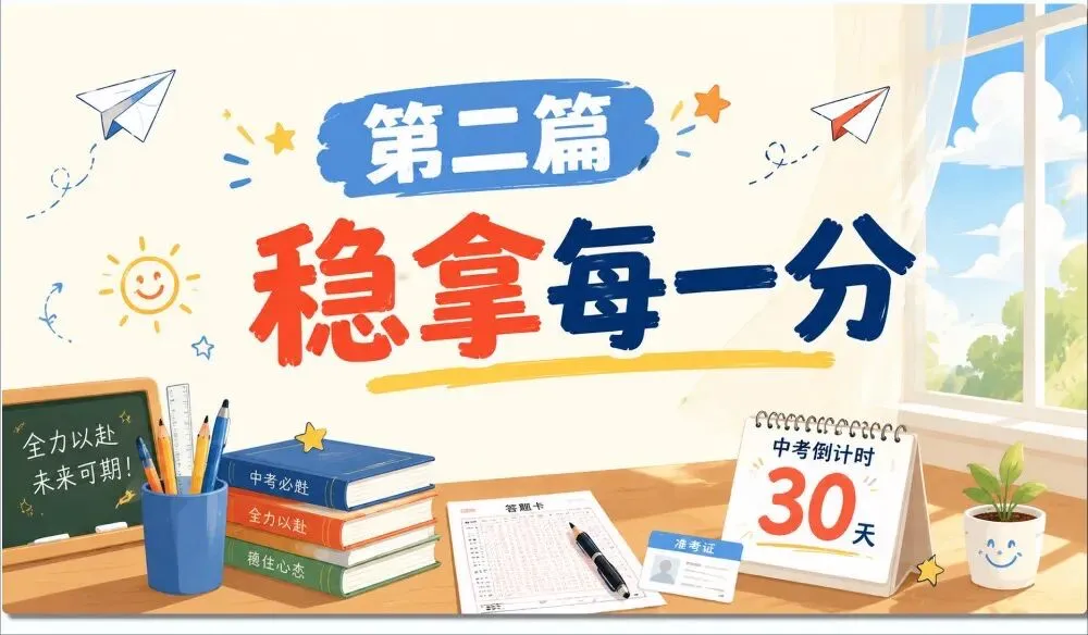 中考最后的叮嘱:稳住心态比什么都重要!-第4张图片-四季读书网 中考最后的叮嘱:稳住心态比什么都重要!-第4张图片-四季读书网