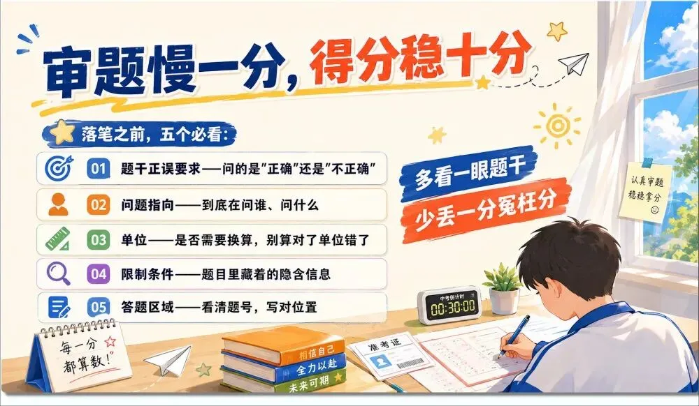 中考最后的叮嘱:稳住心态比什么都重要!-第6张图片-四季读书网 中考最后的叮嘱:稳住心态比什么都重要!-第6张图片-四季读书网
