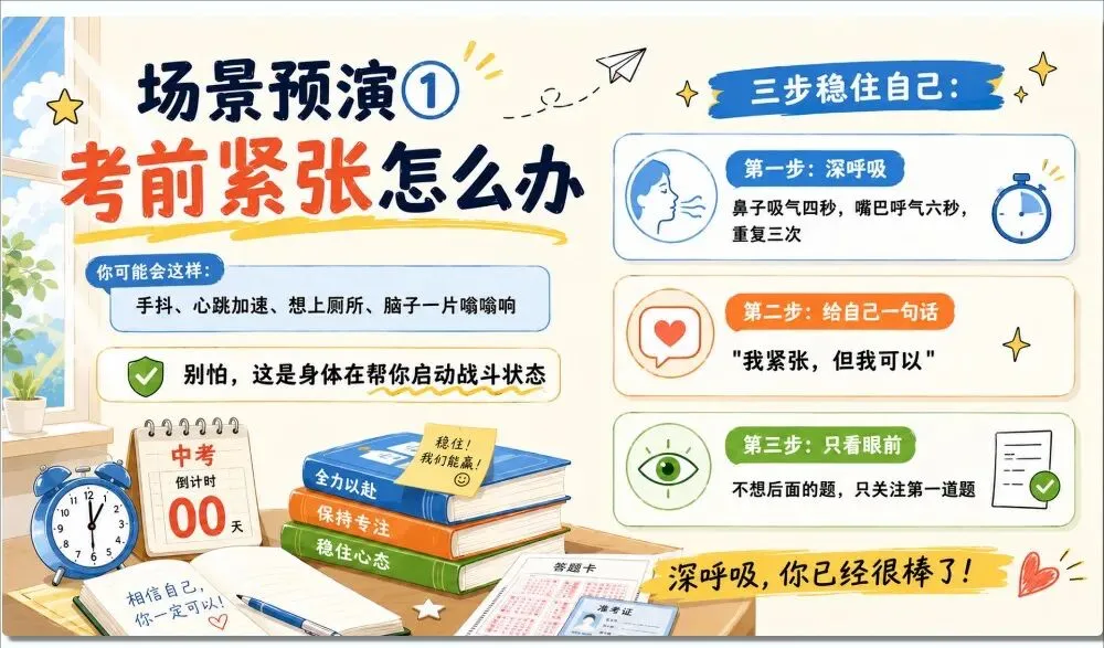 中考最后的叮嘱:稳住心态比什么都重要!-第11张图片-四季读书网 中考最后的叮嘱:稳住心态比什么都重要!-第11张图片-四季读书网