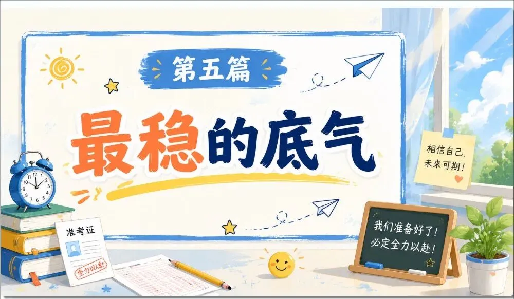 中考最后的叮嘱:稳住心态比什么都重要!-第19张图片-四季读书网 中考最后的叮嘱:稳住心态比什么都重要!-第19张图片-四季读书网