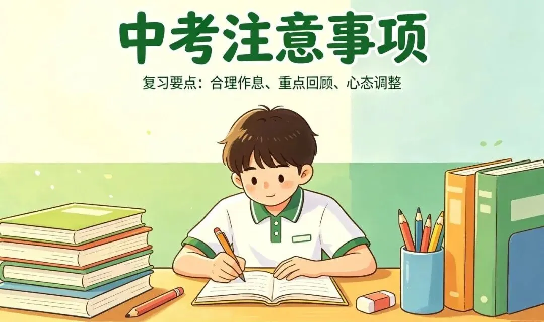 中考倒计时!关键注意事项,家长和考生一定要收好!-第1张图片-四季读书网 中考倒计时!关键注意事项,家长和考生一定要收好!-第1张图片-四季读书网