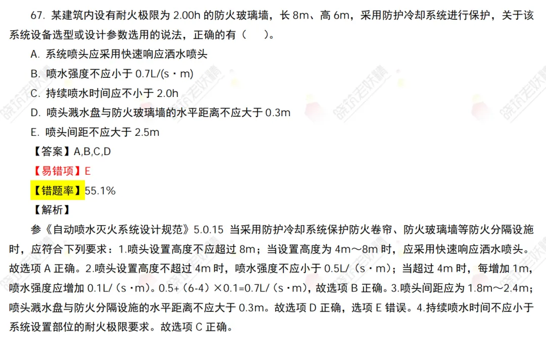 近5年真题大数据跑出来的“错题王”!错题率91.7%,消防考生必刷!-第5张图片-四季读书网 近5年真题大数据跑出来的“错题王”!错题率91.7%,消防考生必刷!-第5张图片-四季读书网