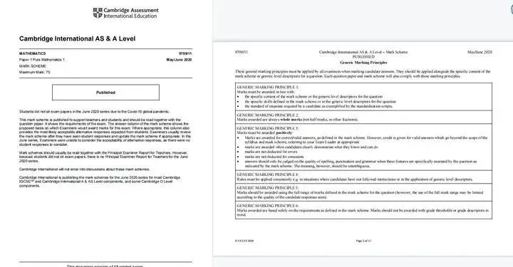 Alevel数学真题PDF电子版下载!-第7张图片-四季读书网