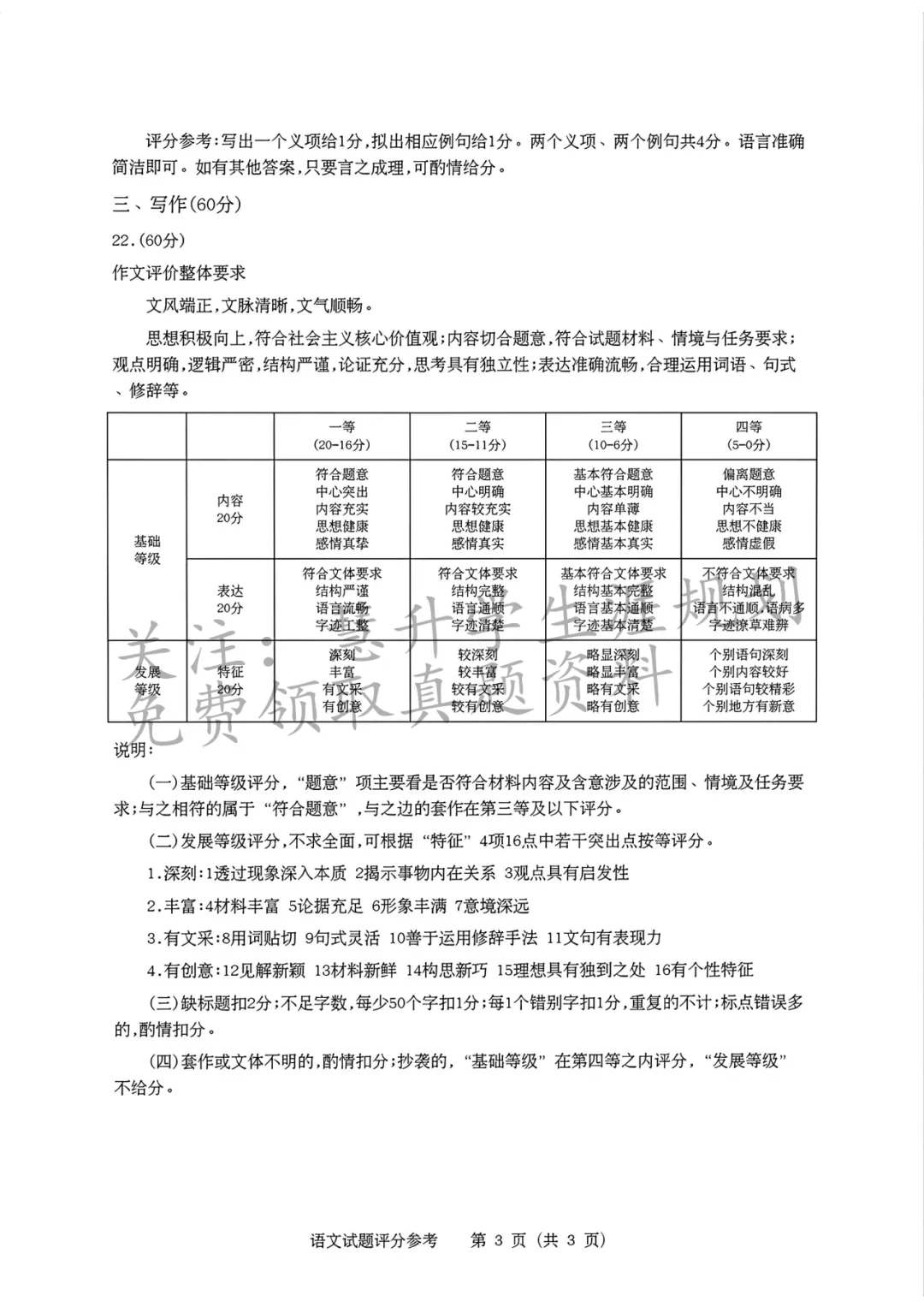 2026年江苏高考真题答案、查分通道、最低投档线参考-第15张图片-四季读书网