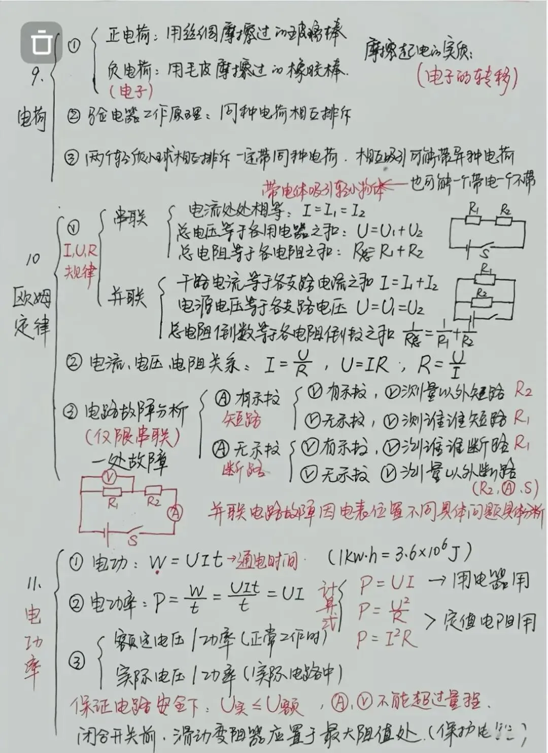 中考【物理】考前速记-第4张图片-四季读书网