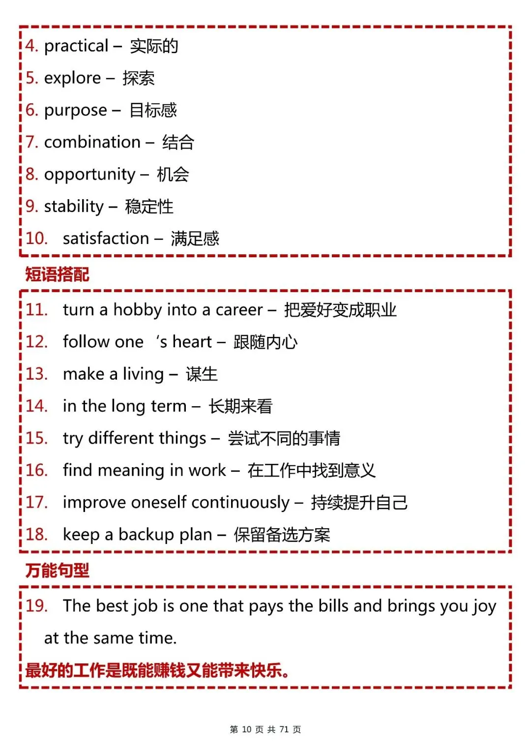 中考英语 30 篇预测写作,打印出来晨昏勤读-第10张图片-四季读书网