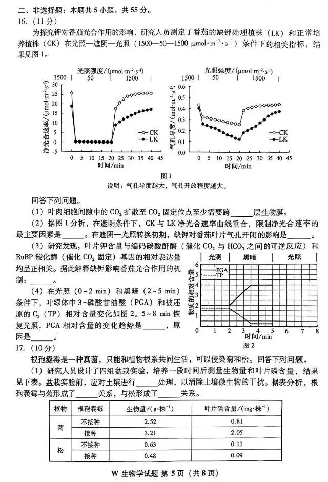 高考真题权威解读丨2026年安徽省高考生物试题参考答案及试题权威超详细解答-第7张图片-四季读书网