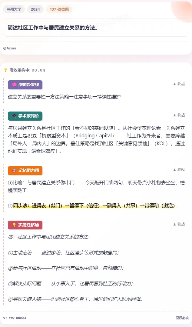 领取社会工作考研真题|含140+所院校近2万题-第2张图片-四季读书网