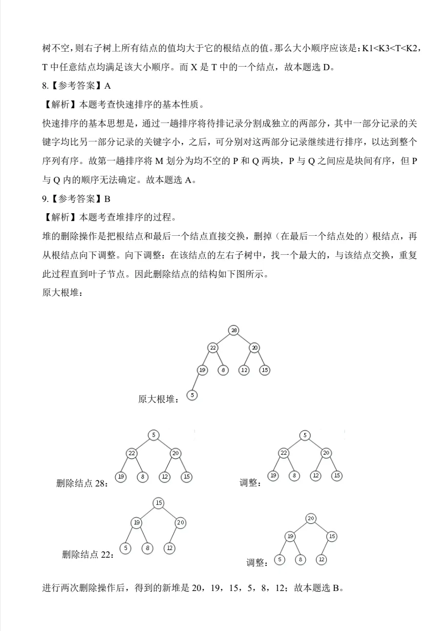 (2009-2025)26考研计算机408真题+答案解析PDF电子版【无水印下载】-第5张图片-四季读书网 (2009-2025)26考研计算机408真题+答案解析PDF电子版【无水印下载】-第5张图片-四季读书网