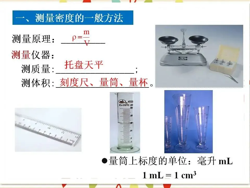 105中考物理专题复习-测量物质的密度-第3张图片-四季读书网 105中考物理专题复习-测量物质的密度-第3张图片-四季读书网