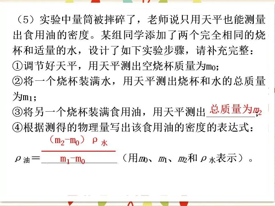 105中考物理专题复习-测量物质的密度-第17张图片-四季读书网 105中考物理专题复习-测量物质的密度-第17张图片-四季读书网