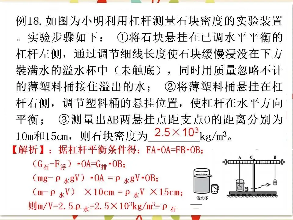 105中考物理专题复习-测量物质的密度-第49张图片-四季读书网 105中考物理专题复习-测量物质的密度-第49张图片-四季读书网
