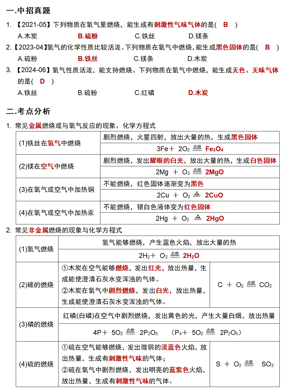 【07-09】化学中招真题考点分类汇编-第4张图片-四季读书网 【07-09】化学中招真题考点分类汇编-第4张图片-四季读书网