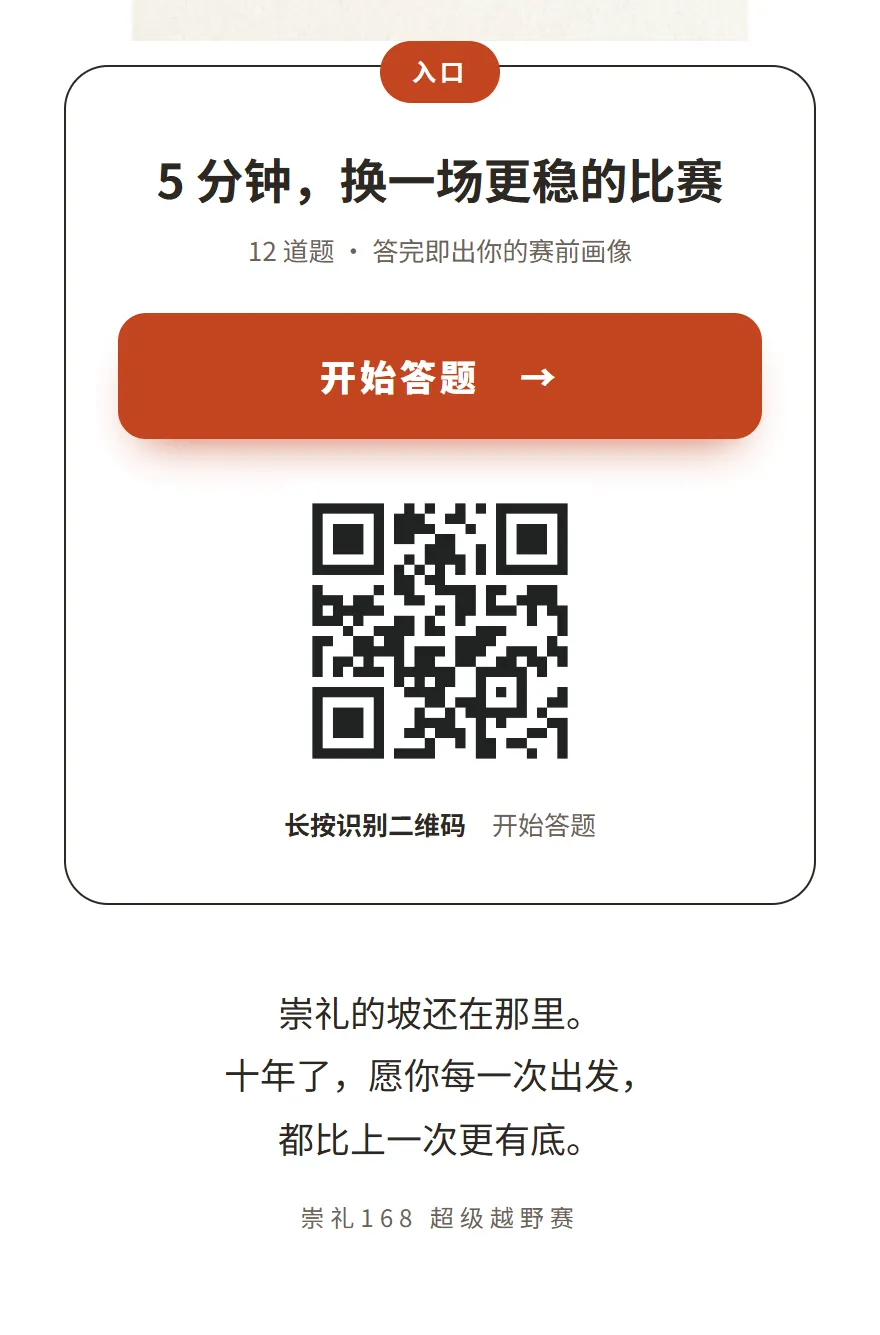 崇礼168赛前「模拟考试」开始答题-第3张图片-四季读书网