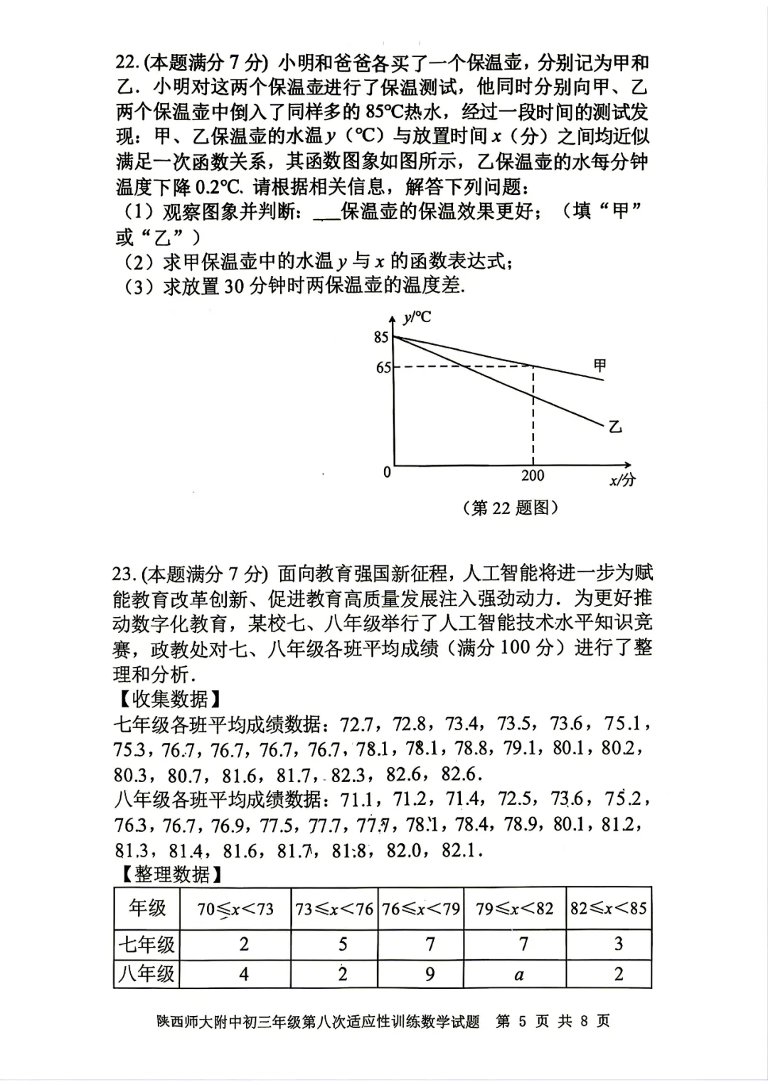 @2026年师大附中8模试卷(原卷版+答案)-第6张图片-四季读书网