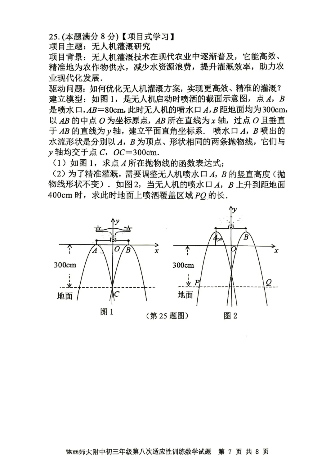 @2026年师大附中8模试卷(原卷版+答案)-第8张图片-四季读书网