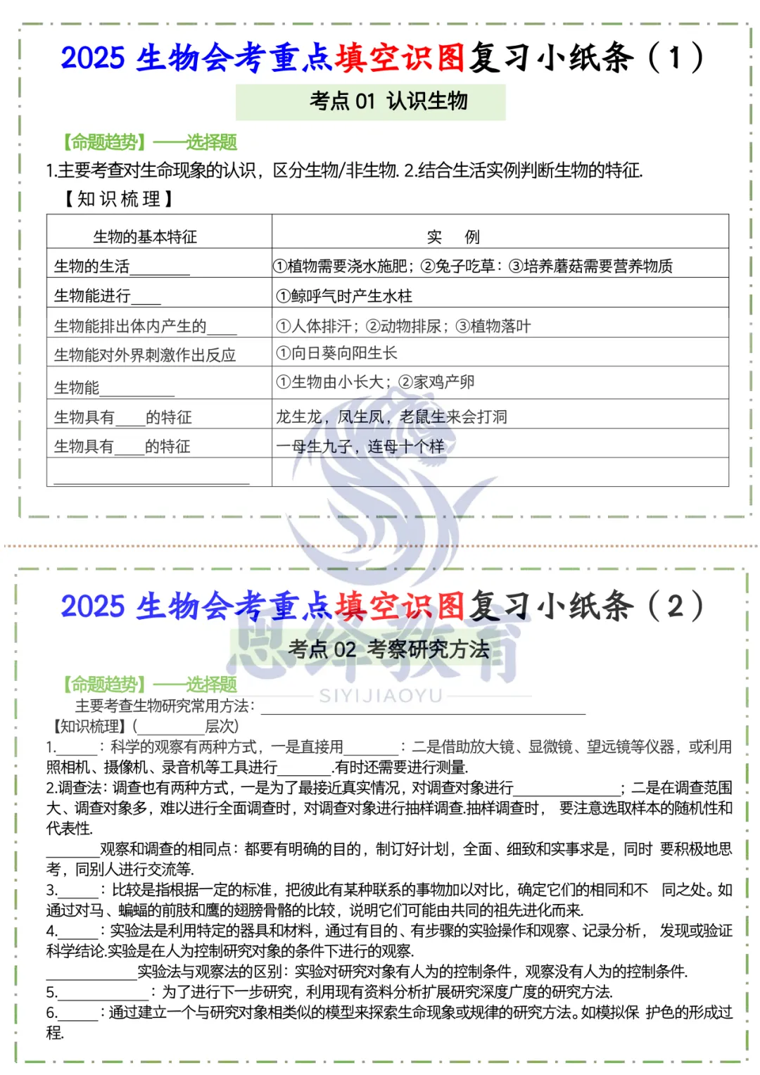 生地会考2021-2025年真题汇总!-第6张图片-四季读书网 生地会考2021-2025年真题汇总!-第6张图片-四季读书网