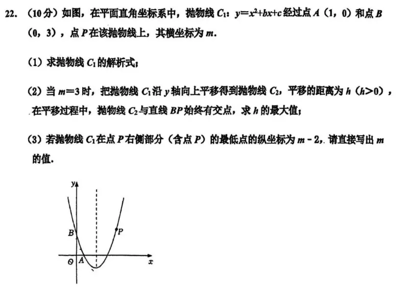 中考冲刺|二次函数专题:模考同类题型 + 河南近 5 年中考真题对标盘点-第9张图片-四季读书网 中考冲刺|二次函数专题:模考同类题型 + 河南近 5 年中考真题对标盘点-第9张图片-四季读书网