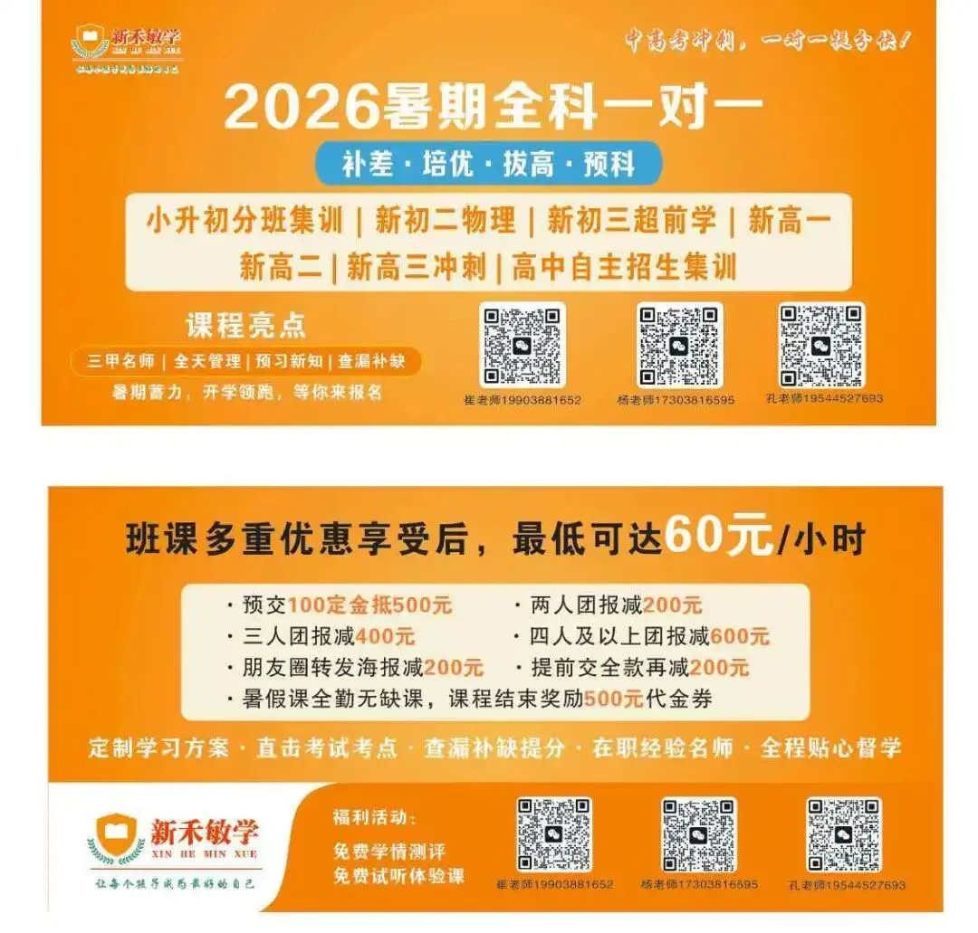 中考押题清单(有针对性辅导才有效)及考点分布-第10张图片-四季读书网