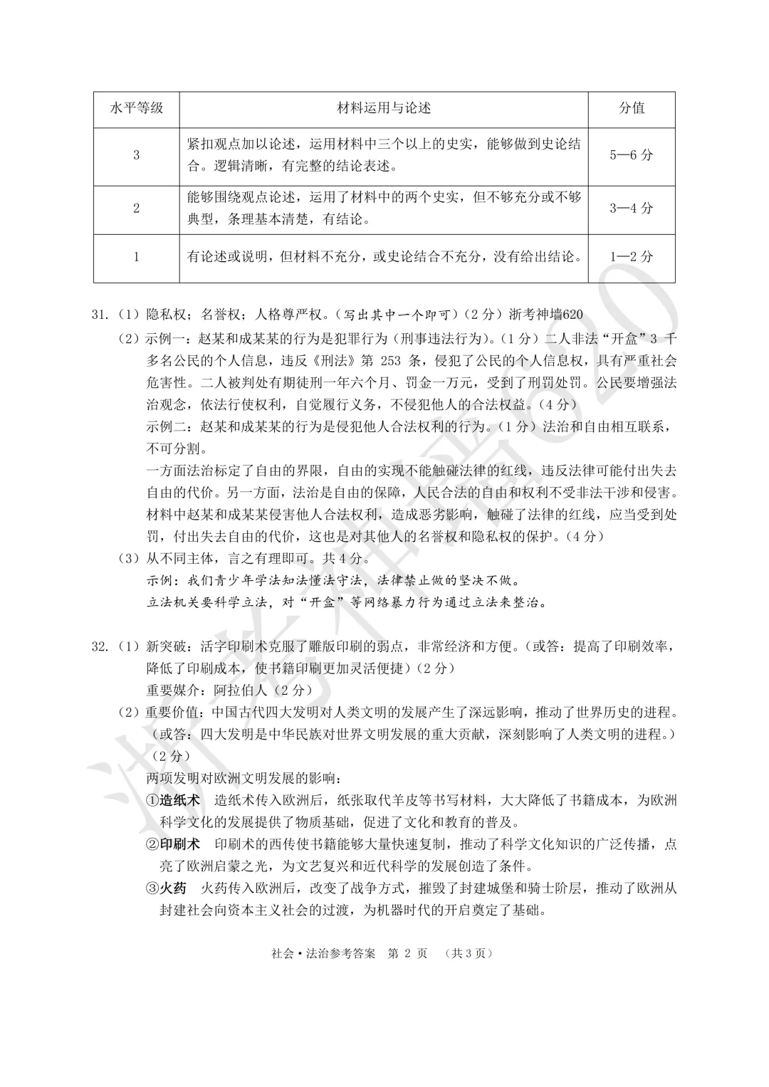 26模拟考|2026年中考考前对标适应性试卷(全科)-第59张图片-四季读书网 26模拟考|2026年中考考前对标适应性试卷(全科)-第59张图片-四季读书网