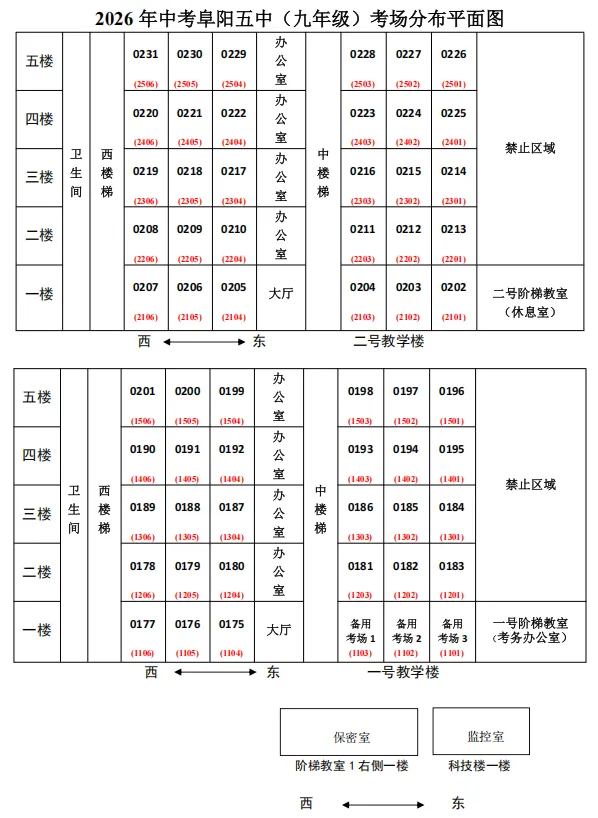 颍州区2026年中考考试时间及考场分布图-第10张图片-四季读书网 颍州区2026年中考考试时间及考场分布图-第10张图片-四季读书网