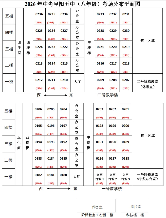 颍州区2026年中考考试时间及考场分布图-第11张图片-四季读书网 颍州区2026年中考考试时间及考场分布图-第11张图片-四季读书网