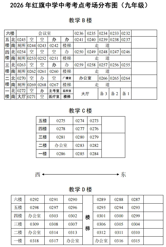 颍州区2026年中考考试时间及考场分布图-第12张图片-四季读书网 颍州区2026年中考考试时间及考场分布图-第12张图片-四季读书网