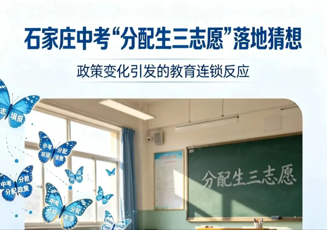 网传石家庄中考“分配生志愿一变三”-第1张图片-四季读书网