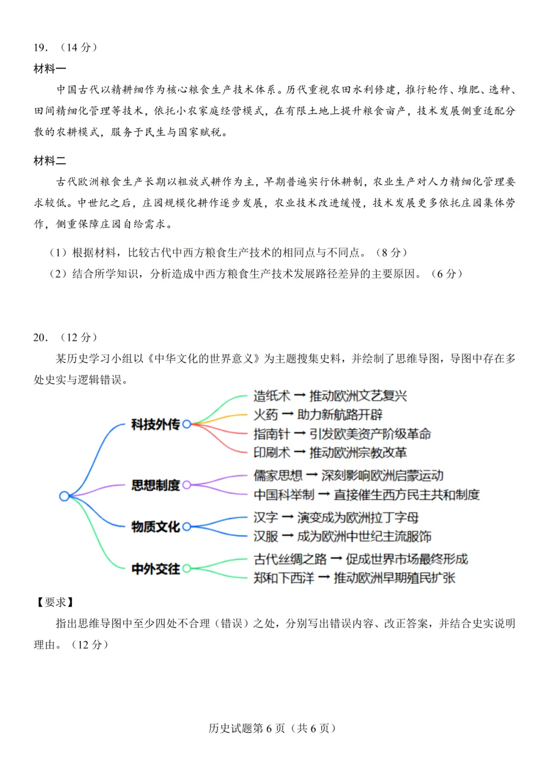 高考·真题|河南省2026年普通高中学业水平选择性考试-第9张图片-四季读书网 高考·真题|河南省2026年普通高中学业水平选择性考试-第9张图片-四季读书网