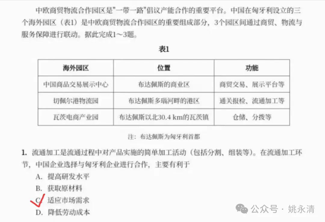 2026年高考地理山东卷选择题真题+官方答案-第1张图片-四季读书网 2026年高考地理山东卷选择题真题+官方答案-第1张图片-四季读书网