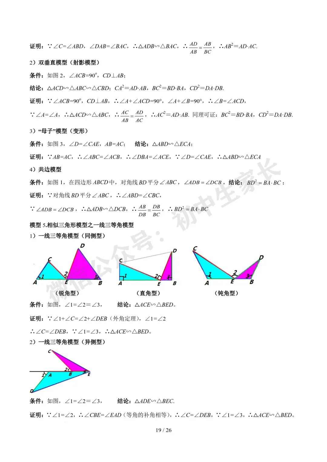 2026年中考数学常考模型归纳,极可能考到!(可打印)-第20张图片-四季读书网 2026年中考数学常考模型归纳,极可能考到!(可打印)-第20张图片-四季读书网