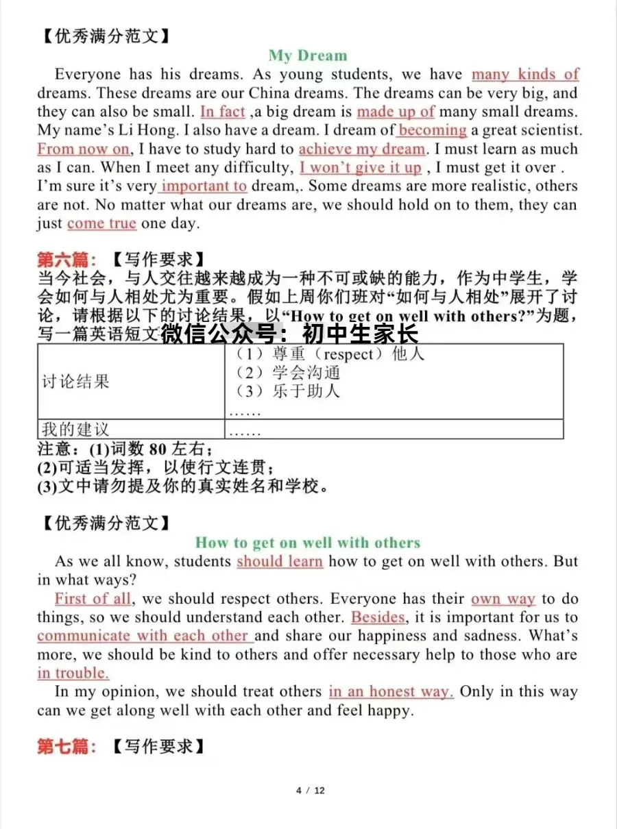 2026年中考英语作文终极押题预测(满分范文20篇),极可能考到!-第5张图片-四季读书网 2026年中考英语作文终极押题预测(满分范文20篇),极可能考到!-第5张图片-四季读书网