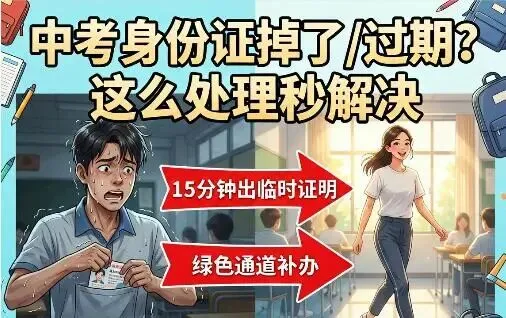 中考应急|身份证丢失/过期怎么办?别慌,这么做不耽误进场-第1张图片-四季读书网 中考应急|身份证丢失/过期怎么办?别慌,这么做不耽误进场-第1张图片-四季读书网