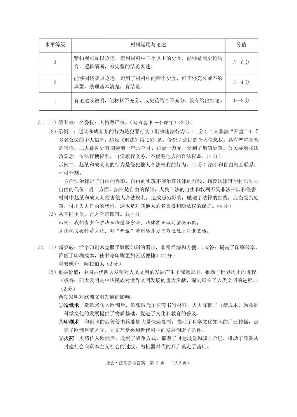 中考对标卷|2026年6月浙江省中考考前对标适应性试卷「全科」试题(含答案;听力录音)-第52张图片-四季读书网 中考对标卷|2026年6月浙江省中考考前对标适应性试卷「全科」试题(含答案;听力录音)-第52张图片-四季读书网